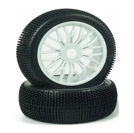 RC tire manufacturers 1/8 Car Rubber Tires & Wheel Rims 4PCS