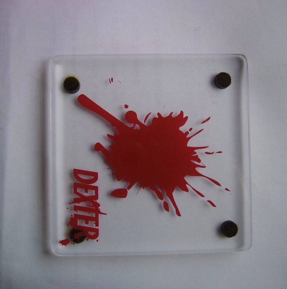 Wholesale Custom Blank Clear Glass Coaster Sets In Bulk