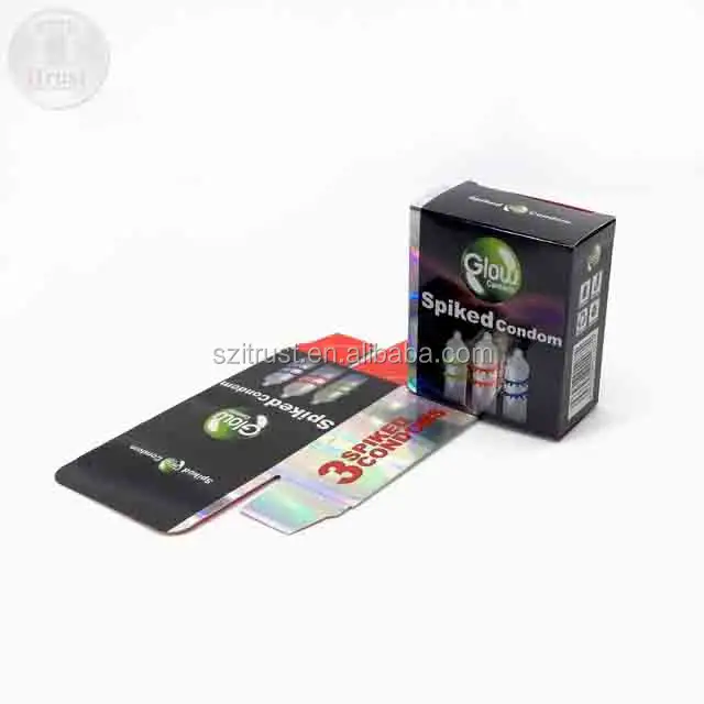 कंडोम के लिए ऑफसेट होलोग्राम पैक डी होलोग्राफिक बॉक्स