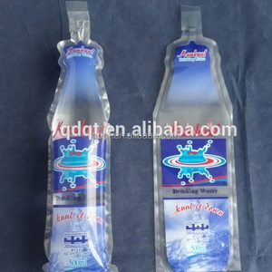 200ml 병 모양 플라스틱 포장 마시는 주스/물 방광 음료 가방