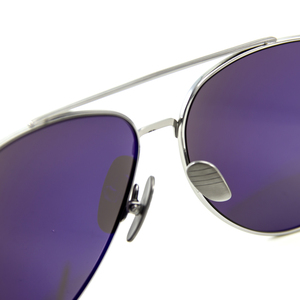 Venta caliente Lente de color gris Gafas de Sol de titanio Stock para hombres - Product Image 5