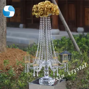 luxury event furniture wedding decorative crystal showpiece ZT-153G