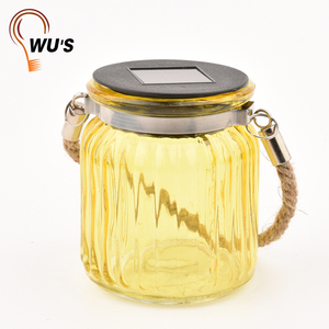 Bottiglia di vetro colorato 1pc <span class=keywords><strong>LED</strong></span> amorfo pannello solare di vetro solare luce all'aperto impermeabile hanno CE ROHS luce solare <span class=keywords><strong>per</strong></span> il giardino - Product Image 4