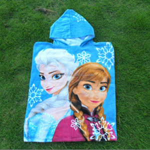 Forzen de la princesa del bebé y de los niños <span class=keywords><strong>toalla</strong></span> con capucha - Product Image 1