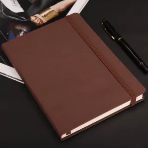 A5 Journal Wholesale Hardcover Notebooks PU Leather Cover A6 B5 Business Cheap Composition Note Book Custom <strong>Diary</strong> Daily <strong>Weekly</strong> - Product Image 1