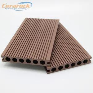 Nouvelle technologie Véranda Solid WPC Terrace Outdoor Floor WPC 3D gaufré composite decking pour l'extérieur