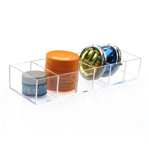 Organizador de Maquillaje Acrílico de 6 Compartimentos, Caja de Almacenamiento de Polvos, Estuche para Labiales, Herramientas, Sombra de Ojos, Joyería, Cosméticos, Caja con Cojín de Aire Extraíble - Product Image 6