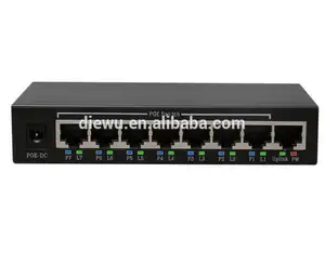 10/100M poe switch 8 port poe switch with Chipset IP178G from Dongguan