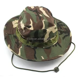 Alta Qualidade Camo Safari Pescador Chapéu Camuflagem Balde Fabricante