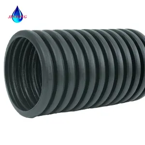 15 inch hdpe double wall corrugated PE drainage pipe