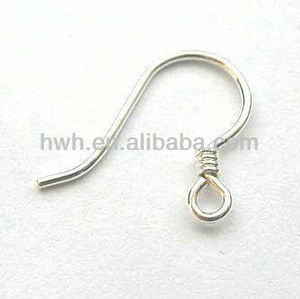 H641 Argent 925 Crochet Trouver avec Ressort - Product Image 1