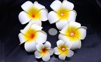 Fleur artificielle en mousse de frangipanier de Tahiti, Tiare Hawaïenne, fleur de plage