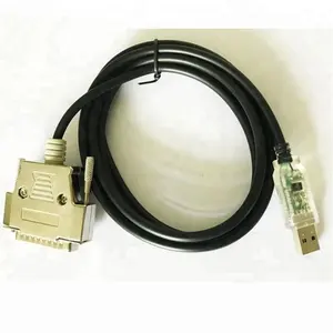 Cabo adaptador usb para rs232, cabo de programação de controles cnc, conector macho de 25 pinos usb para 25 pinos db25 cabo de porta paralelo