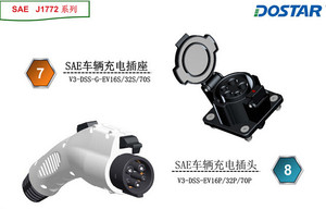 Saej1772 EV xe tự động nam cắm adapter/<span class=keywords><strong>Dostar</strong></span> Trung Quốc Nhà Máy SAE <span class=keywords><strong>J1772</strong></span> Kết Nối - Product Image 1