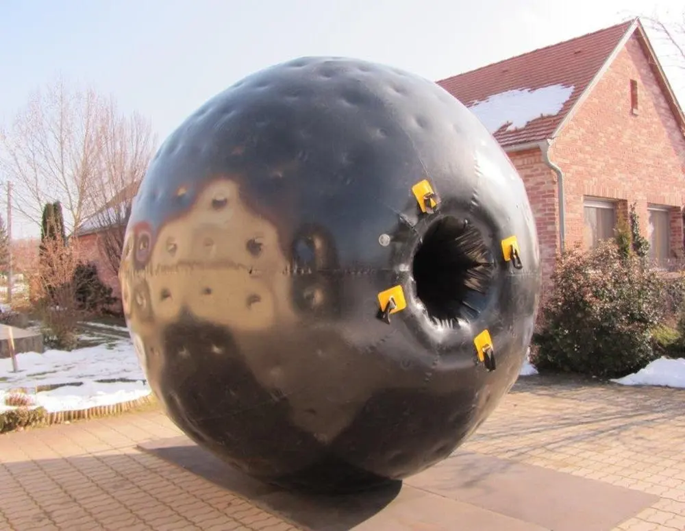 Schwarz aufblasbare zorb ball ein loch aufblasbare menschliche hamster zorb ball für verkauf