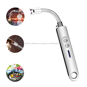 Rechargeable barbecue personnalisé logo usb arc <span class=keywords><strong>cuisine</strong></span> camping lampe de poche électronique léger - Product Image 5