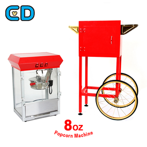 Xem phim gia đình Thương Mại Cấp Sản Xuất Bỏng Ngô Movie Thời Gian Màu Đỏ Bỏng Ngô Popper 8 Oz Miễn Phí Vận Tầng Thường Vụ Sản Xuất Bỏng Ngô Với Giỏ Hàng - Product Image 6