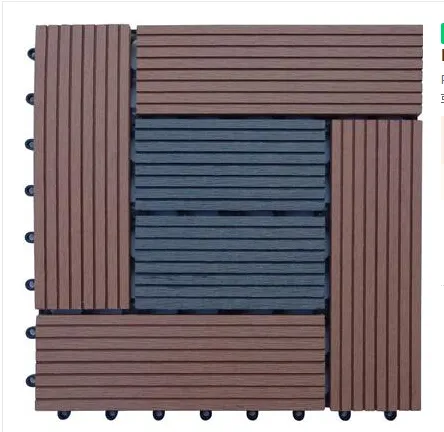 Cheap wpc interlocking decking tiles waterproof pool wpc deck tiles outside good quality wpc diy flooring