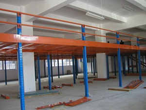 Estantería de acero para almacenamiento Industrial de alta resistencia, sistema de estanterías de suelo, Mezzanine