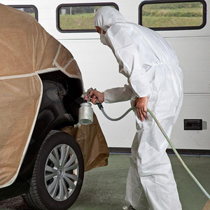 Car Auto Spraying Painting Brown <strong>Masking</strong> Film Pre Kraft <strong>Paper</strong> for Automotive - Product Image 6