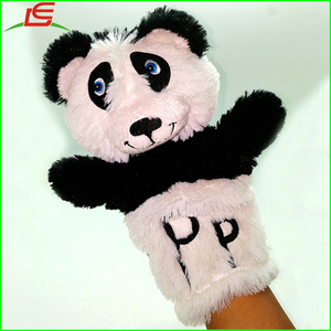 Panda al por mayor oso de peluche Panda juguete de peluche marioneta de mano - Product Image 4