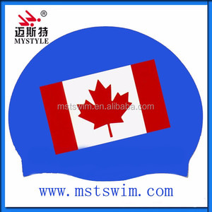 <span class=keywords><strong>Bonnet</strong></span> <span class=keywords><strong>de</strong></span> <span class=keywords><strong>bain</strong></span> en silicone imprimé drapeau national, imperméable, antidérapant, logo personnalisé, OEM ODM CE RoHS, marque Mystyle, unisexe, vente en gros d'usine - Product Image 6