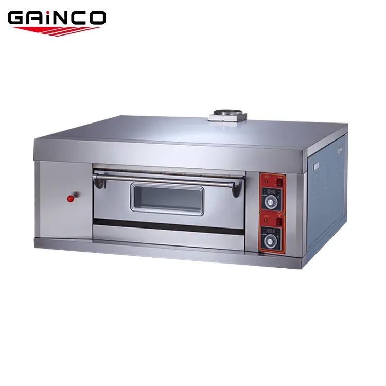 GAINCO آلة معدات المخابز طباخ غاز فرن البيتزا التجارية واحد سطح السفينة الخبز الخبز فرن المخبز الأسعار
