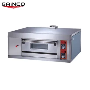 GAINCO 기계 빵집 장비 가스 밥솥 상업 피자 오븐 싱글 데크 빵 베이킹 빵집 오븐 가격