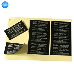 Sản Phẩm Điện Tử Nhãn Máy In Laser Sticker Hộ Gia Đình Sản Phẩm Tùy Chỉnh Hình Dạng Giấy Đóng Gói In Ấn Không Thấm Nước OEM Cmyk Chấp Nhận