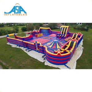 Inflar trampolín Parque juegos/inflable parques de atracciones para adultos - Product Image 2