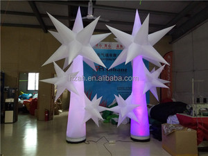 Ngôi Sao Thế Giới Inflatables Trụ Cột Ánh Sáng Sao Cho Trang Trí Tiệc Sự Kiện - Product Image 3