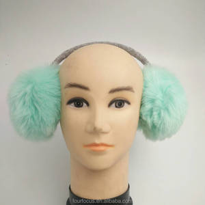 高品質女性のフェイクファーイヤーマフ小さなMOQ冬暖かい快適なイヤーマフ卸売 - Product Image 5