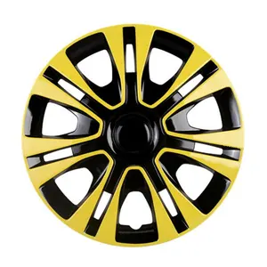 17 inç özel serin krom Hubcaps jant merkezi poyra kapağı kapakları tekerlek kapakları/13 Aftermarket plastik/14 özelleştirilmiş 5 gün siyah