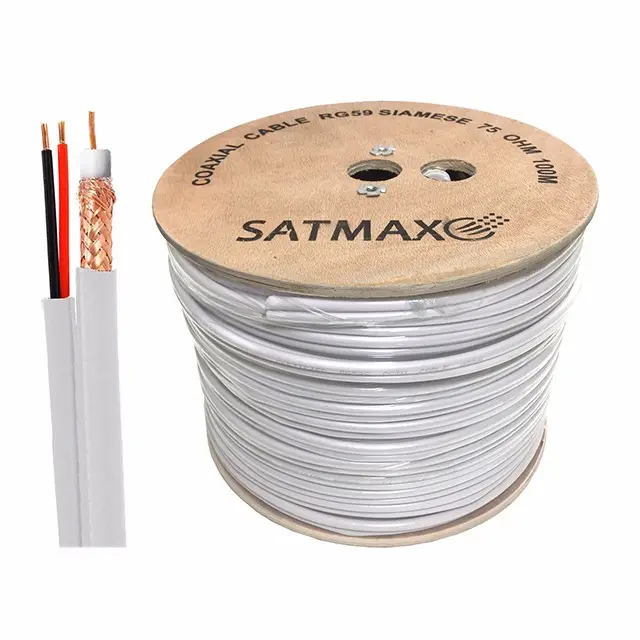 Best Price RG59 2C Cable RG6 RG58 3C-2V 5C2V RJ59 Coaxial Cable RG59 With Power CCTV Cable