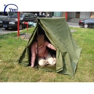 Tenda Individuale <span class=keywords><strong>in</strong></span> Tela di Poliestere Verde per Campeggio Sicuro all'Aperto - Product Image 4