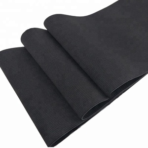 Dây Thun Dệt Kim Rộng Màu Trắng Đen 10Cm 15Cm 20Cm 25Cm Độ Bóng Cao Cho Quần Áo - Product Image 2