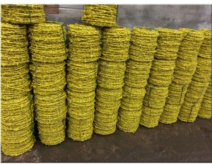 Diskon Hot-Dipped galvanis kawat berduri harga Per gulungan/kawat berduri gulungan pagar untuk dijual - Product Image 5