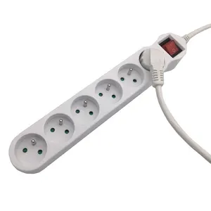 French Power Strip Extension Board With Switch