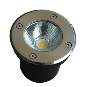 Stainless Steel IP67 Led COB Buried Light Garden inground underground 5W Deck Light Landscaping Spot Light