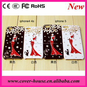 <span class=keywords><strong>2012</strong></span> Bling personnalisée cas de téléphone, <span class=keywords><strong>Cristal</strong></span> personnalisé pour iphone - Product Image 1