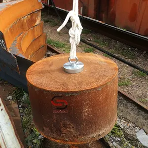 115KG 250LBS N35 D60mm Super Strong Vòng Neodymium Nam Châm Câu Cá Với Eyebolt Salvage Nam Châm - Product Image 6