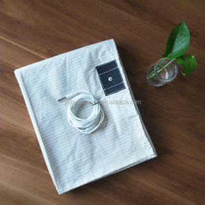 Khối EMF Cotton Hữu Cơ Với Sợi Bạc Nối Đất Phẳng Giường Tấm Sử Dụng Cho Nối Đất Ngủ - Product Image 4