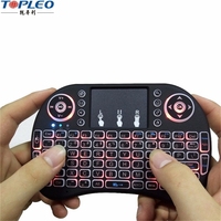 Keyboard Nirkabel Mini I8 dengan Lampu Latar untuk Smart TV Android BOX