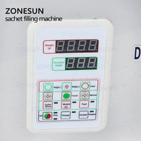 ZONESUN 1-200G Mesin Pengisi Bubuk Stainless Steel Ukuran Kecil Mesin Pengisi Bubuk Semi Otomatis