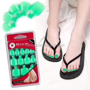 ingrosso fabbrica colore verde False <span class=keywords><strong>piedi</strong></span> punte del chiodo falso - Product Image 1