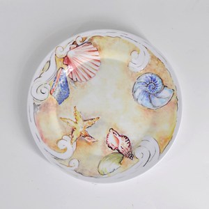 Plato de comida de plástico redondo con diseño de langosta - Product Image 4