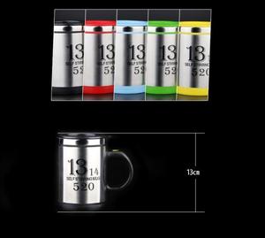 Fabricación 2017 Nueva Divertido Elegante Auto Agitación Tazas, Personalizado Diseño Impreso Taza de Café tazas de Dos Puntos - Product Image 3