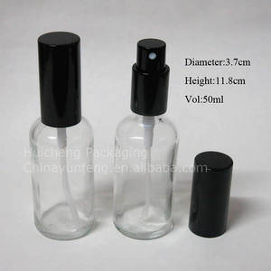 Venta <span class=keywords><strong>a</strong></span> <span class=keywords><strong>granel</strong></span> 50 ml botellas vacías de <span class=keywords><strong>perfume</strong></span> de cristal claro con buena calidad - Product Image 2