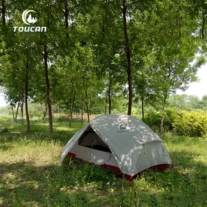 2 Man Waterproof Tent Double Layers Camping Hiking Outdoor