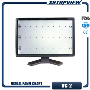 VC-2 eye vision digitale test screen LCD LED visuele Panel grafiek Gezichtsscherpte Grafiek